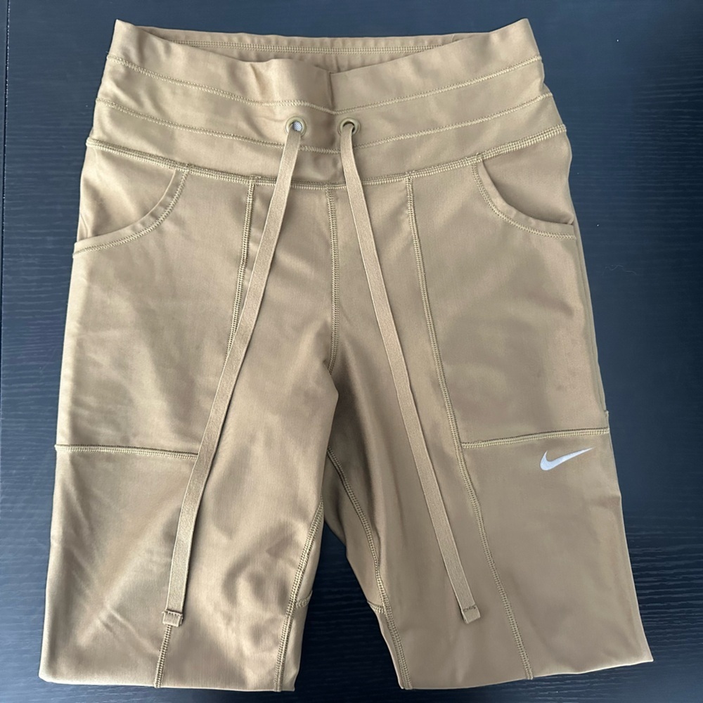 Nike Metallic Gold Track Pants - Picture 3 of 5